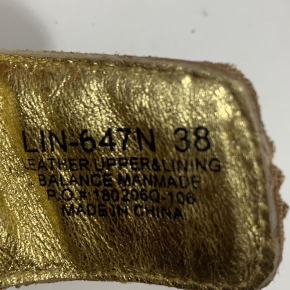 Alegria Leather Floral Embroidered Wedged Walking Comfort Sandals Size 38 EU - Picture 9 of 10